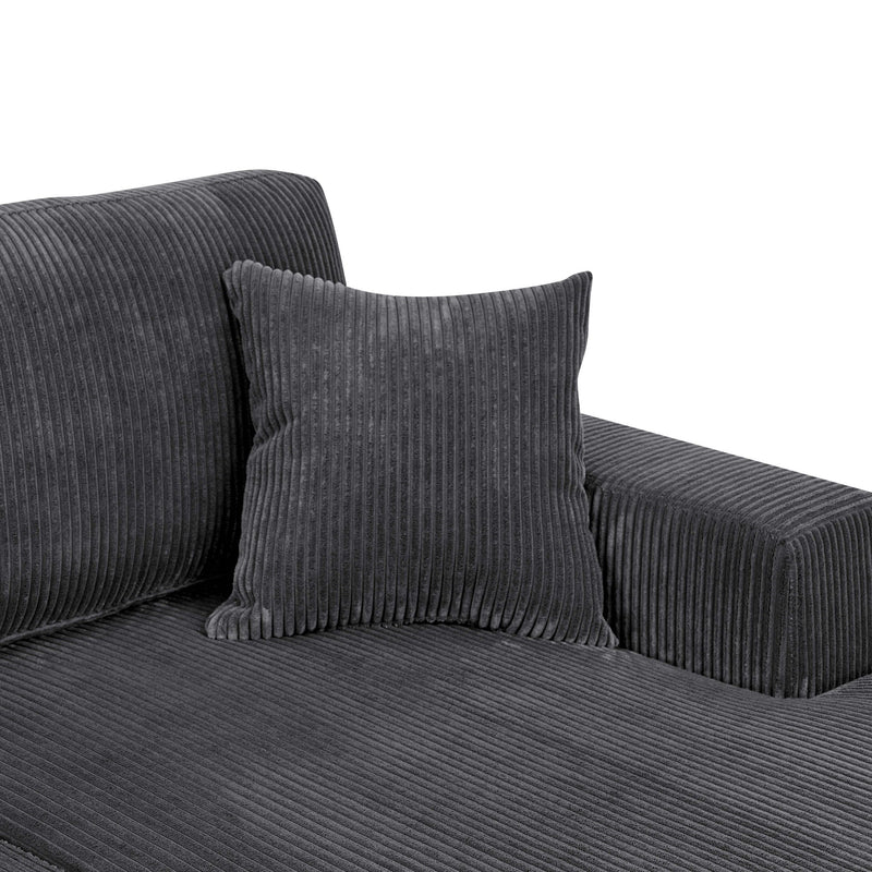 3 Piece Double Chaise Sectional Sofa
