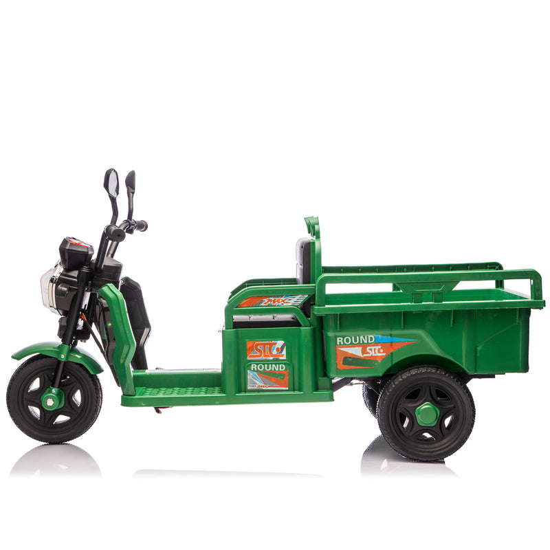 12V Kids Electric 3 Wheel Cargo Truck With LED Lights & Music
