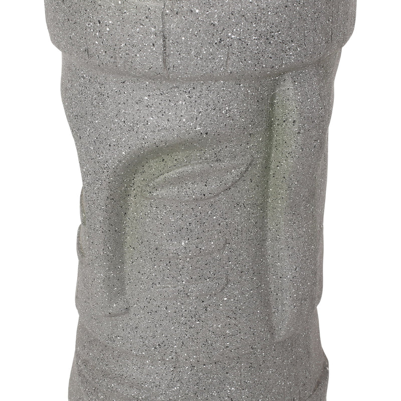 Classic Flower Planter With Magnesium Oxide Material - Stone Gray