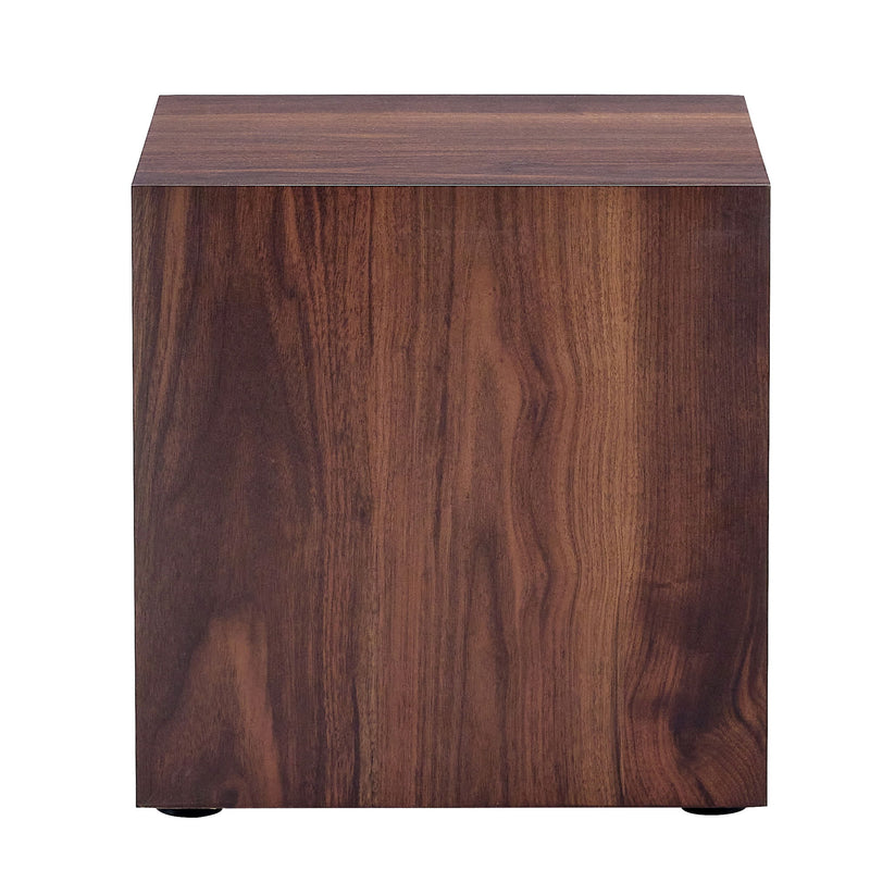 Luxurious Wood Grain Coffee Table Elegant Design For Living Room - Walnut
