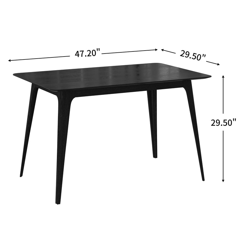 5 Piece Dining Set, 1 Table And 4 Upholstered Chairs