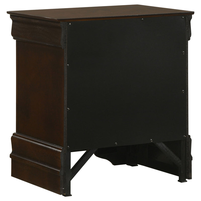 Demetra - 2 Drawer Nightstand - Cappuccino