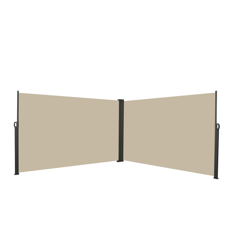 Retractable Side Awning, Waterproof And UV Resistant, Privacy Screen For Patio