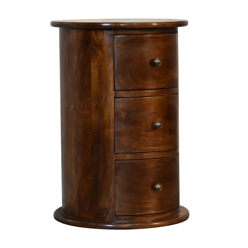 3 Drawer Drum - Chestnut