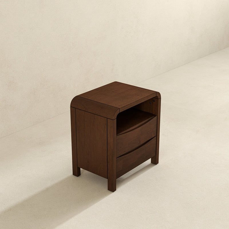 Lionel - Nightstand 2 Drawer - Brown