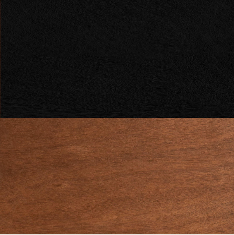 Chairside Table - Black / Bourbon