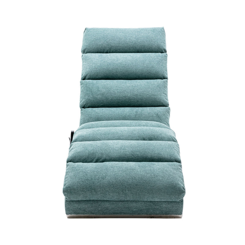 Massage Chaise Lounge Indoor With Remote Control, Ergonomic Electric Massage Lounger