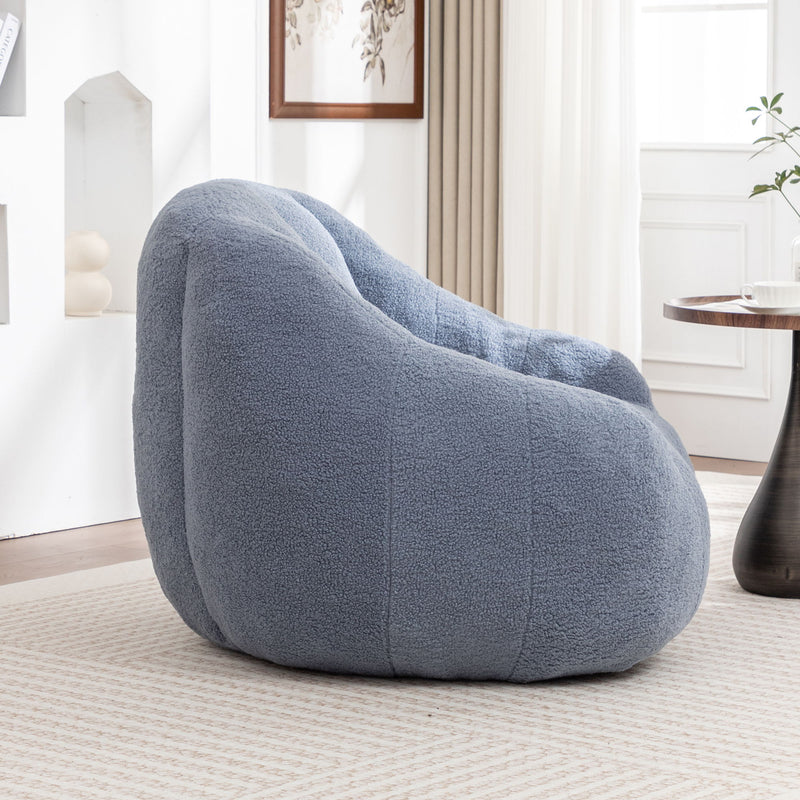 Comfy Bean Bag Chair With Memory Foam Filler, Tufted Soft