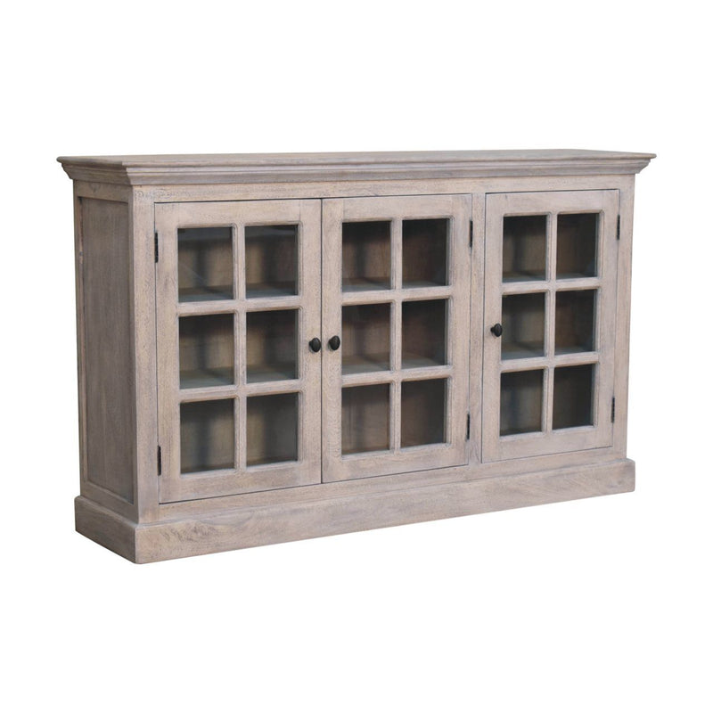 Triple Glazed Cabinet - Beige