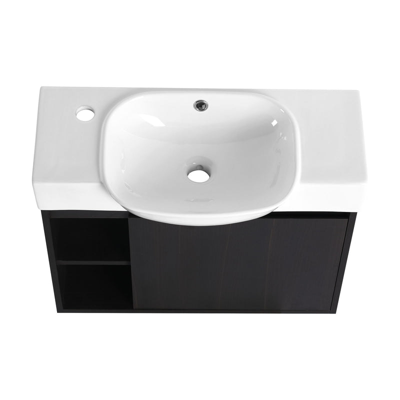 Freestanding Bathroom Vanity With Sink, Soft Close Door