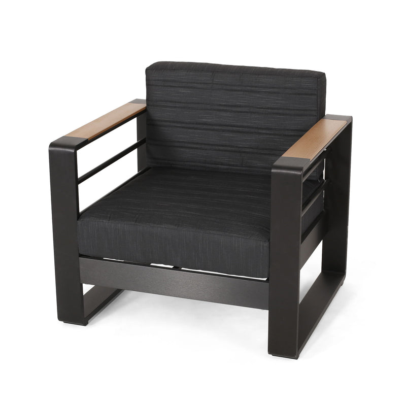 Giovanna - Club Chair Set With Aluminum Frame