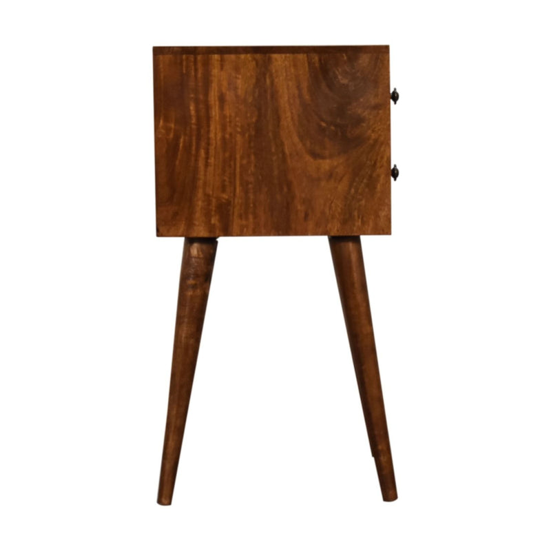 Mini 2 Drawer Nightstand