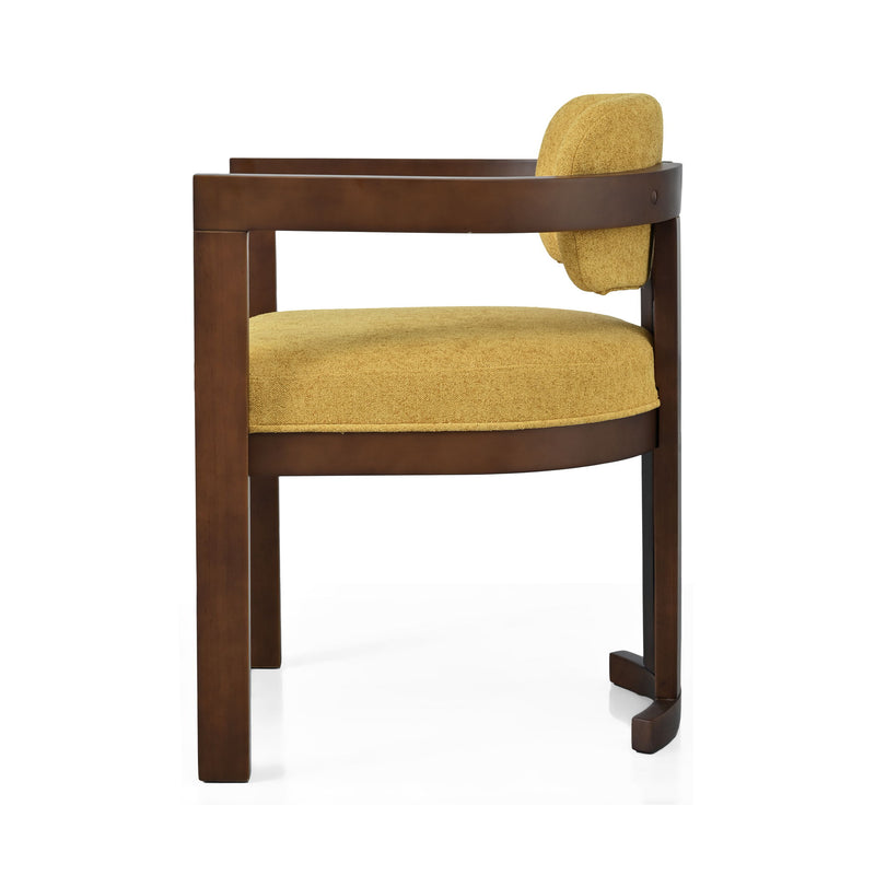 Stylish Indoor Upholstered Wood Dining Chair (Set of 2)