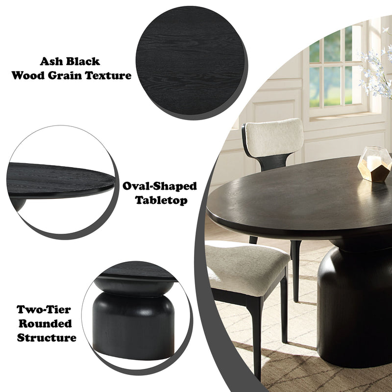 Marioly - Dining Table - Black