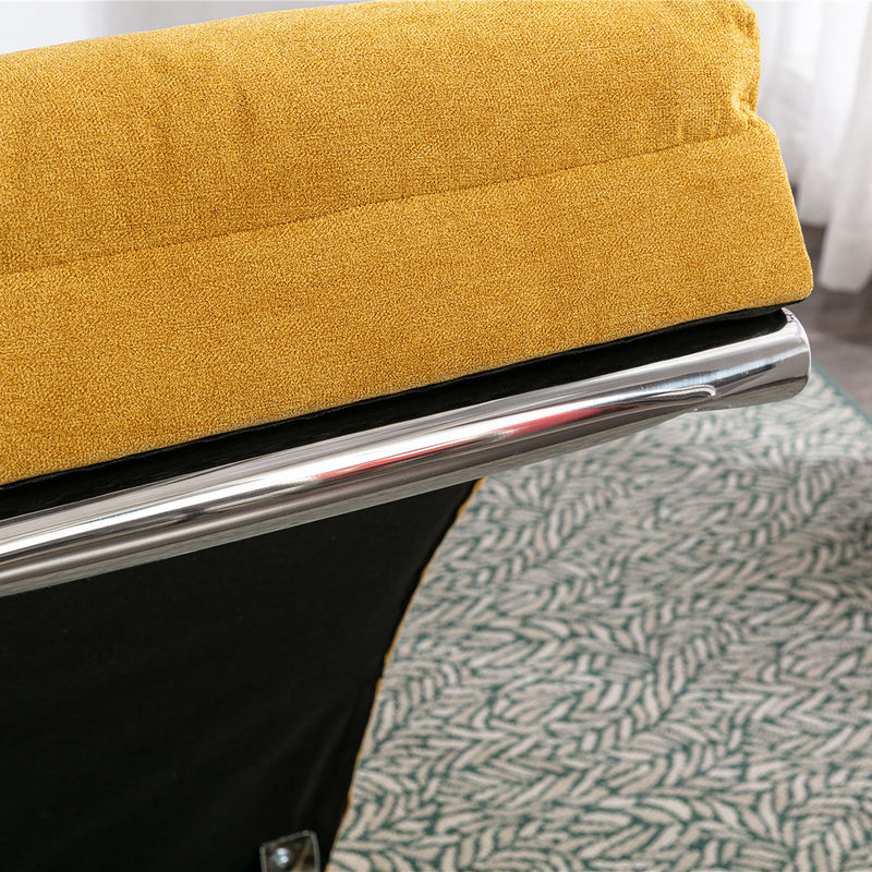 Massage Chaise Lounge Indoor With Remote Control, Ergonomic Electric Massage Lounger
