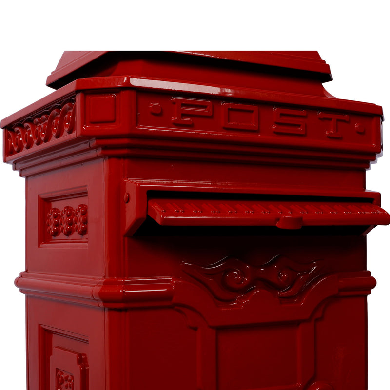 Mailboxs Residential Large-Capacity Letter Box, Rainproof Postbox Statue