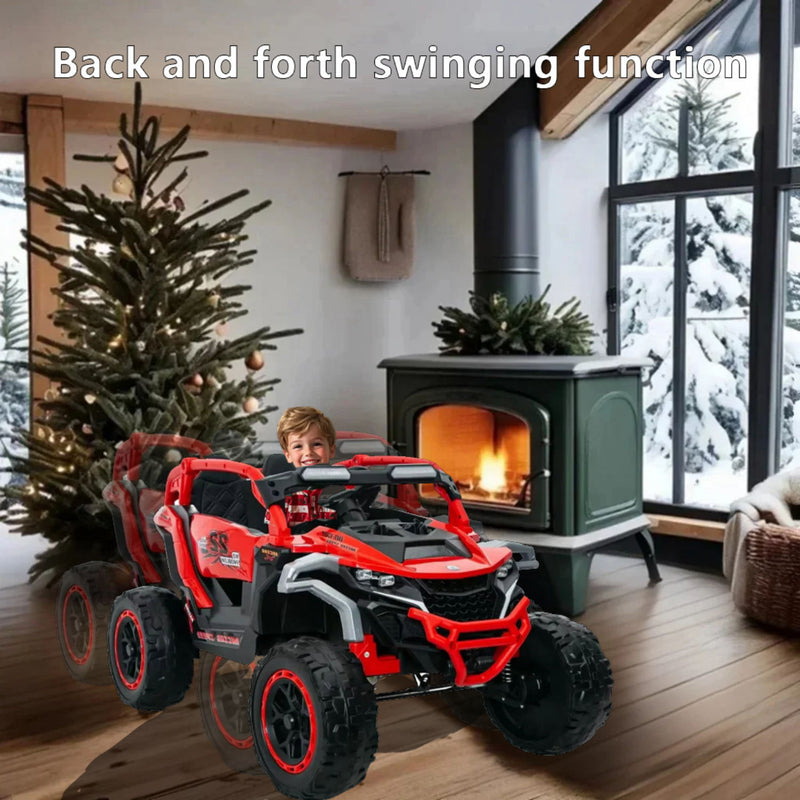 Ride On Kids Electric Truck With Remote Control, Front & Rear Suspension
