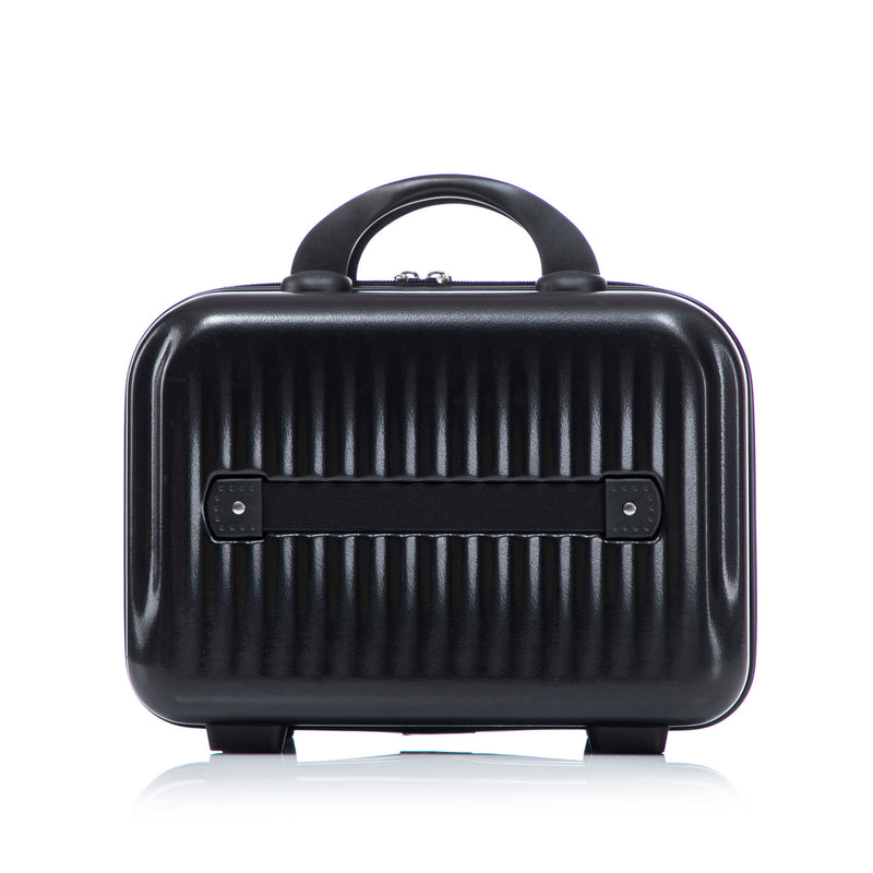Luggage Set With Cosmetic Case, Combination Lock, Front Opening Design
