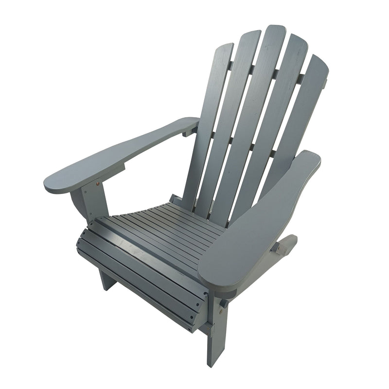 Outdoor Or Indoor Adirondack Chair - Gray