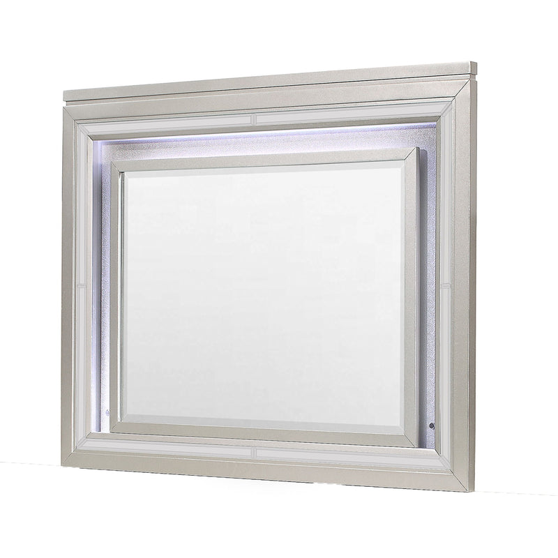 Cross - Glam Mirror With LED - Champagne