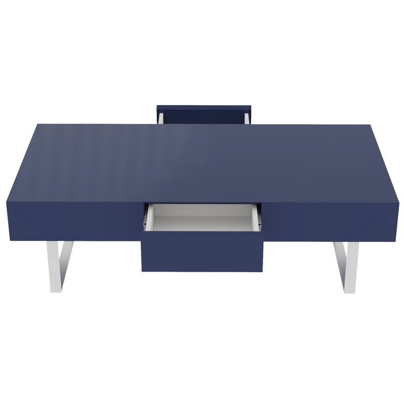 Rectangular Coffee Table With Hidden Storage