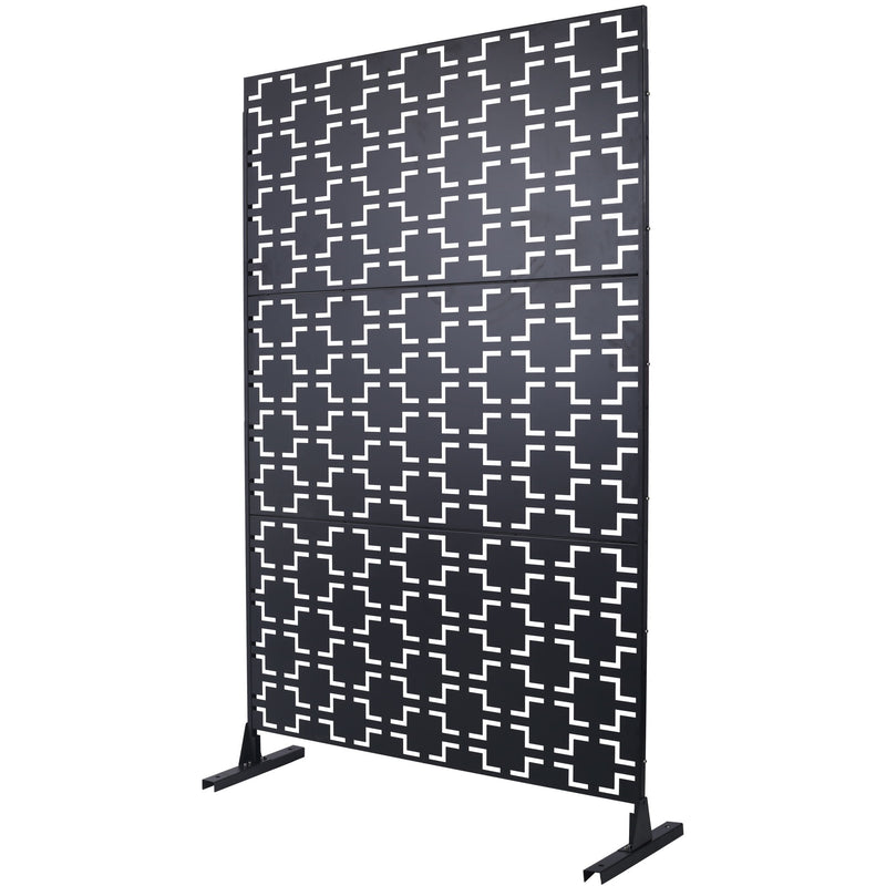 Outdoor & Indoor Metal Privacy Freestanding Decorative Screen