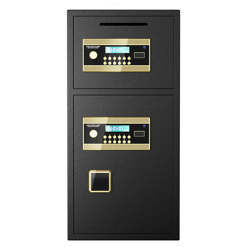 Large Double Door Coin Operated Safe, Digital Security Safe With Fireproof And Waterproof Bag