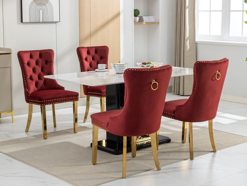 Nikki - Modern, High-End Tufted Dining Chair (Set of 2)