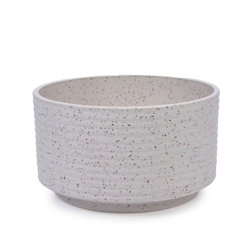 2 Pieces Flowerpot, Planter For Patio, Garden Or Windowsills - Milk White