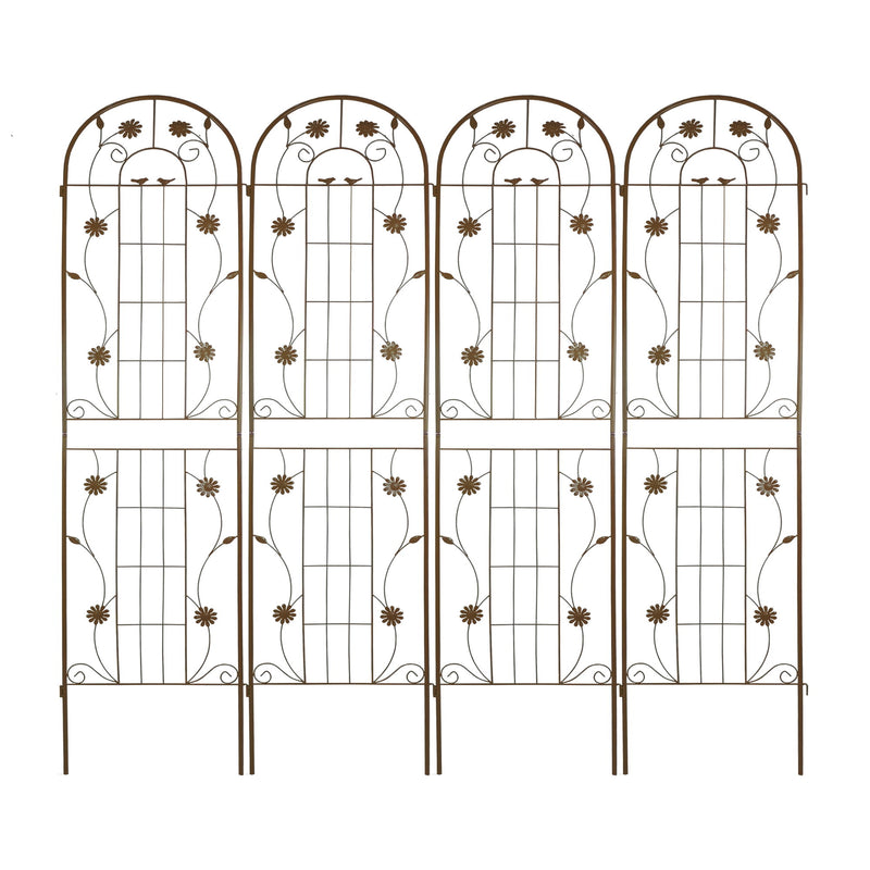 Metal Garden Trellis Rustproof Trellis For Climbing Plant Outdoor Flower Support
