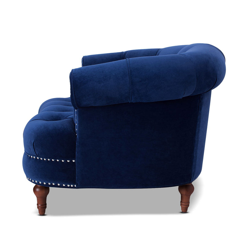 La Rosa - Victorian Tufted Upholstered Accent Chair