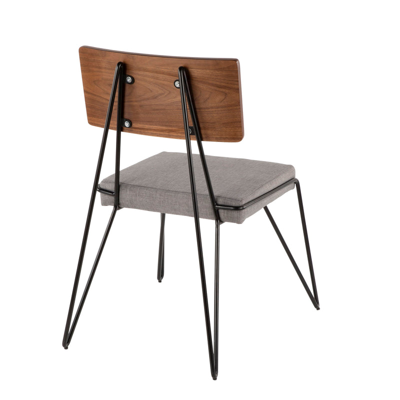 Loft - Mid-Century Modern Chair (Set of 2) - Gray