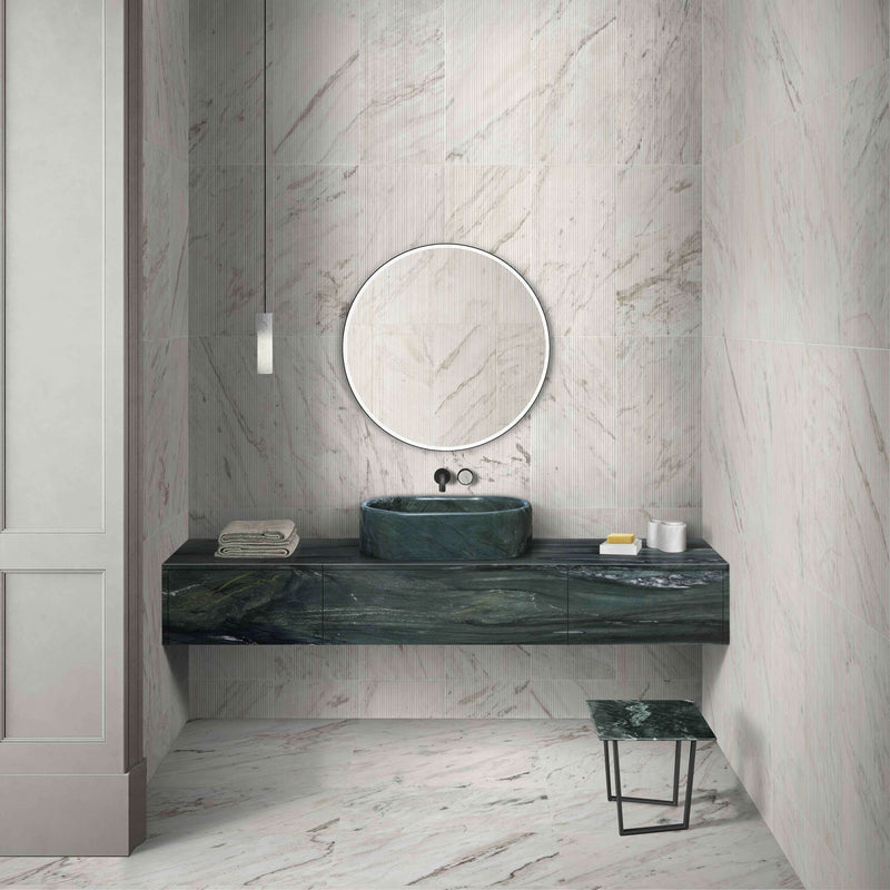 Bathroom Vessel Sink, Semi Polished Surface