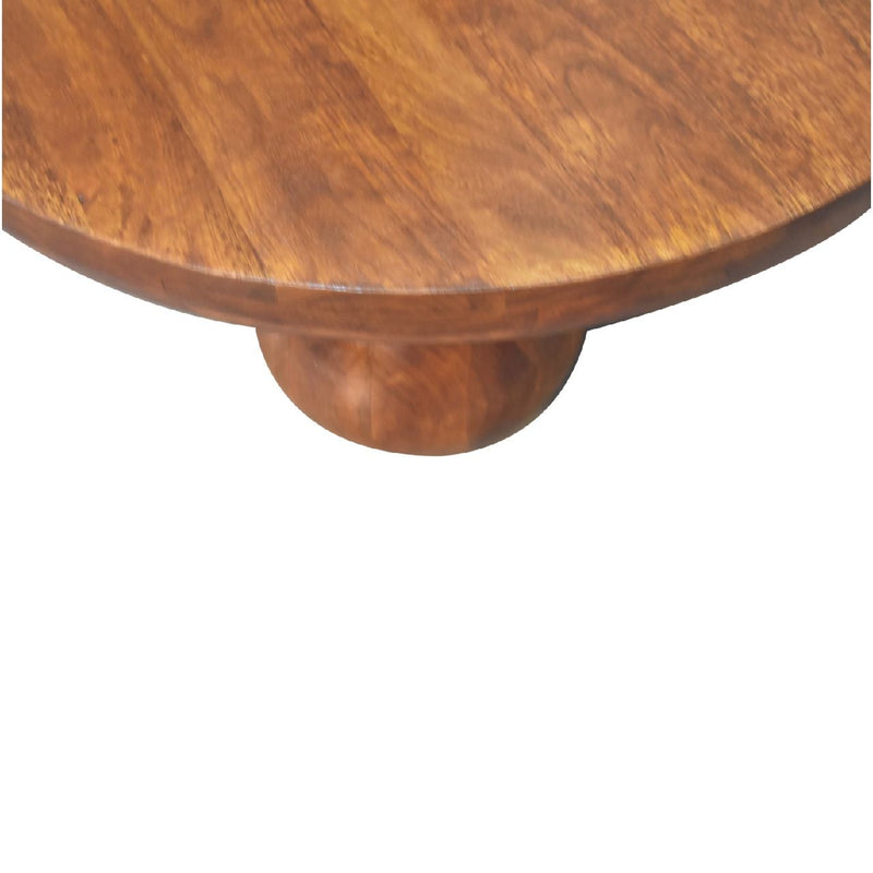 Central Ball Table - Chestnut