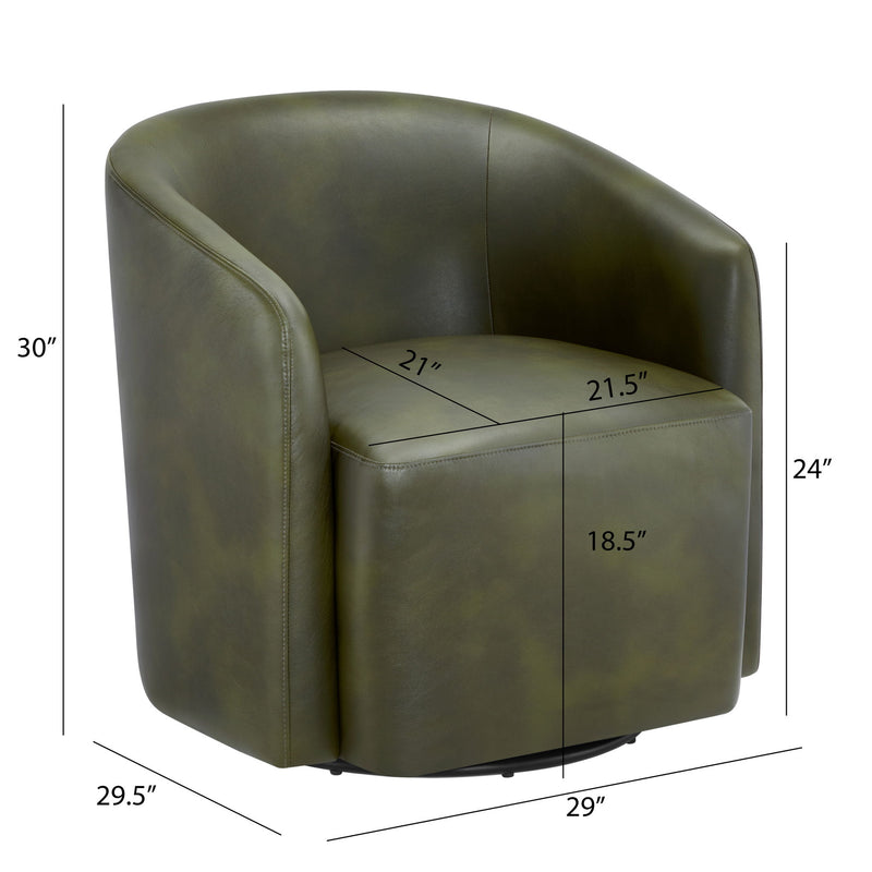 Ardena - Modern Swivel Barrel Chair
