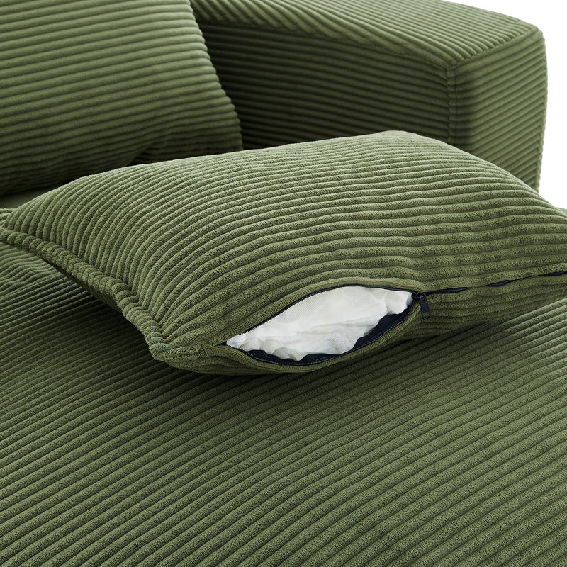 360° Swivel Accent Barrel Chair With Dual Layer Cushion And 3 Removable Pillows