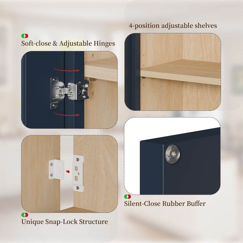 Shaker Base Cabinet & Soft-Close Door And Drawer