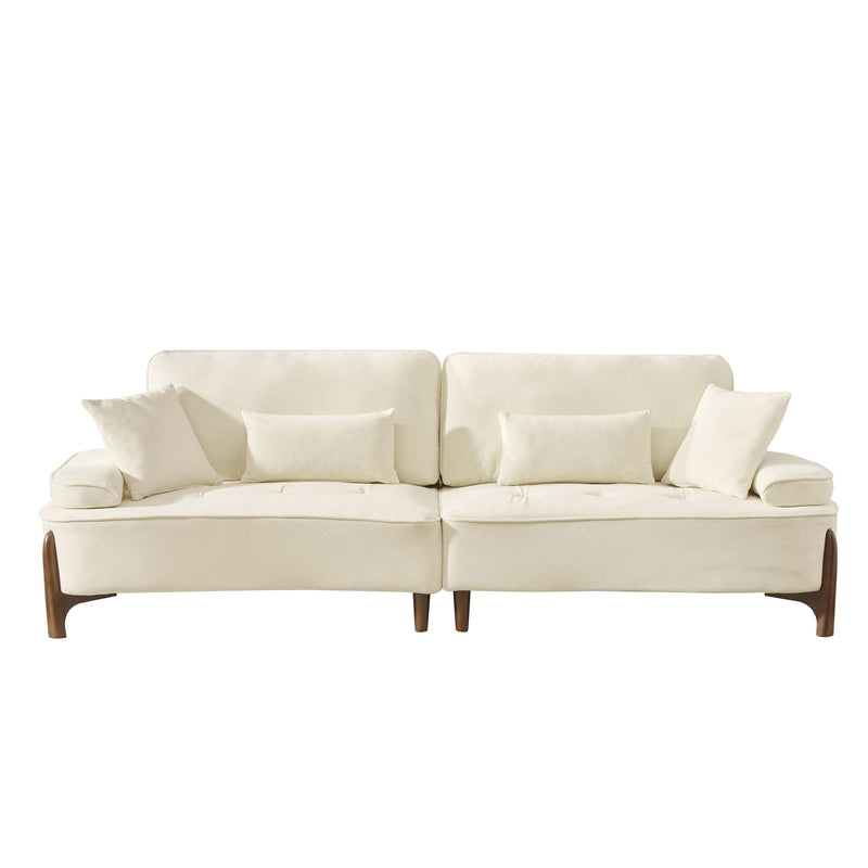 Comfortable Deep Seated Sofa With Pillows