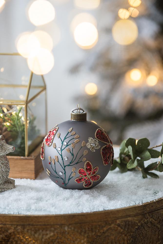 Glass Decorative Hanging Ball Christmas Tree Ornaments For Holiday Party Decorations