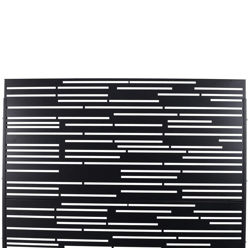 Outdoor & Indoor Freestanding Metal Privacy Screen