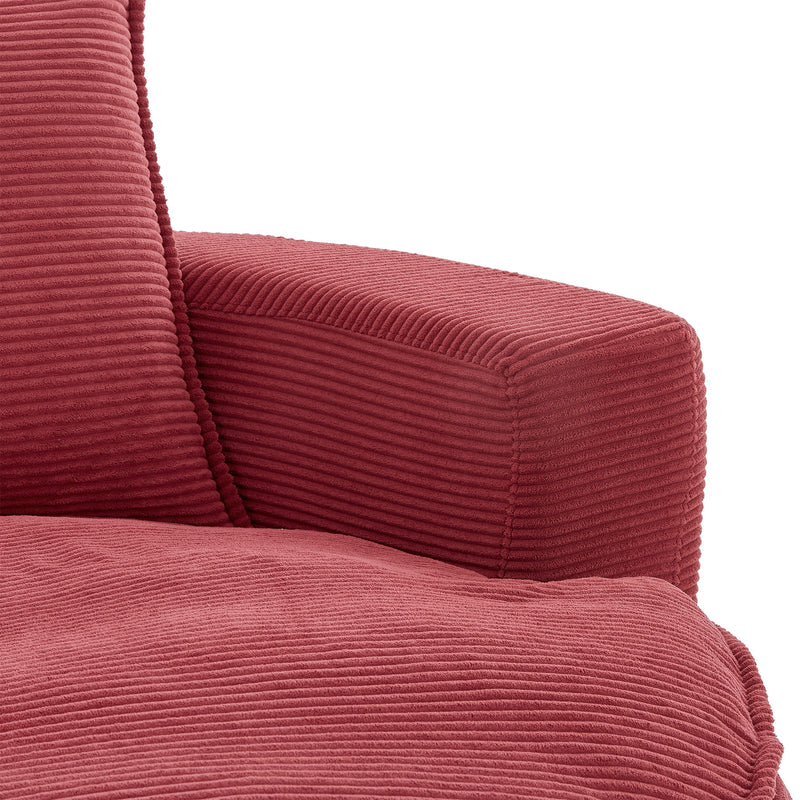 360° Swivel Accent Barrel Chair With Dual Layer Cushion And 3 Removable Pillows