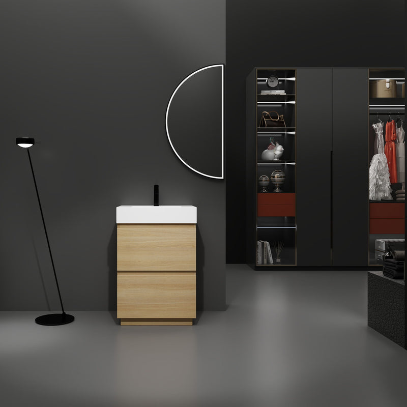 Modern Freestanding Bathroom Vanities With Single Sink Combo