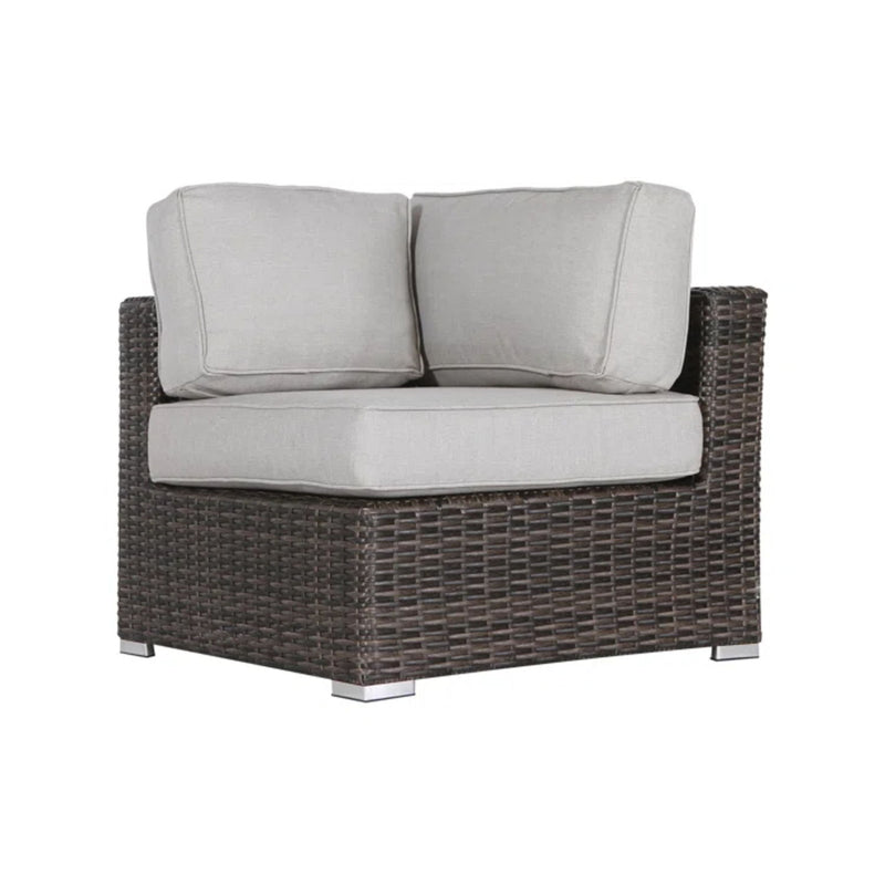 Resort 8 Person Wicker Patio Seating Set With Cushions - Espresso