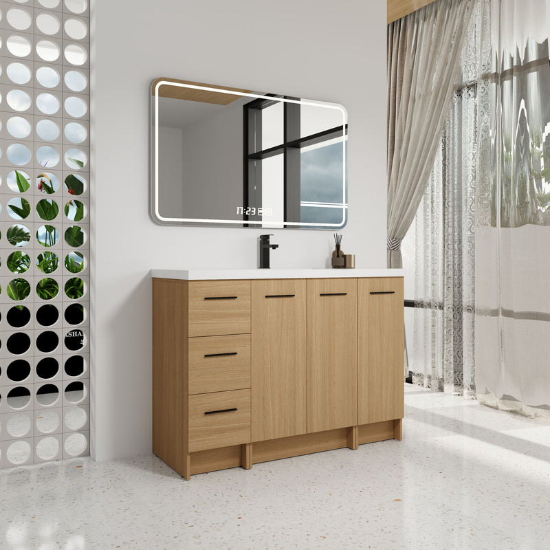 Floating Bathroom Vanity With Sink, Modular Cabinet