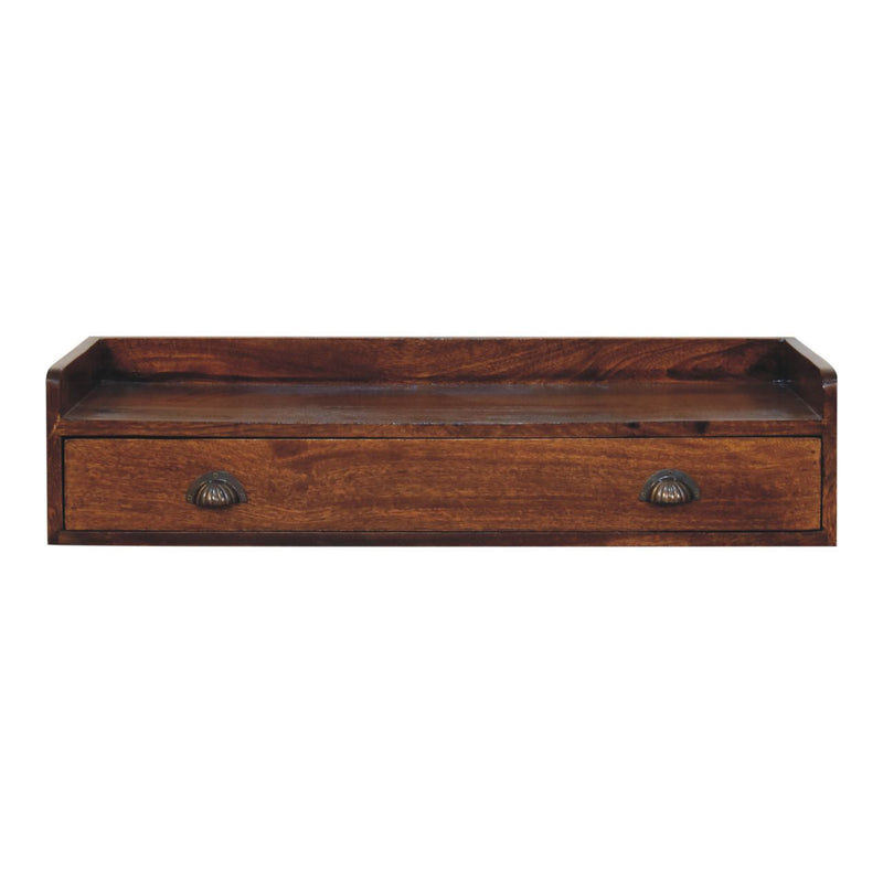 Belmont - Wall Mounted Console Shelf - Chestnut
