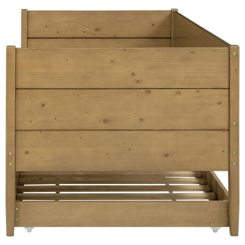 Stewart - Twin Daybed With Trundle - Natural