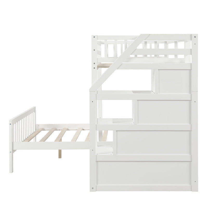 Loft Bed With Staircase And Storage