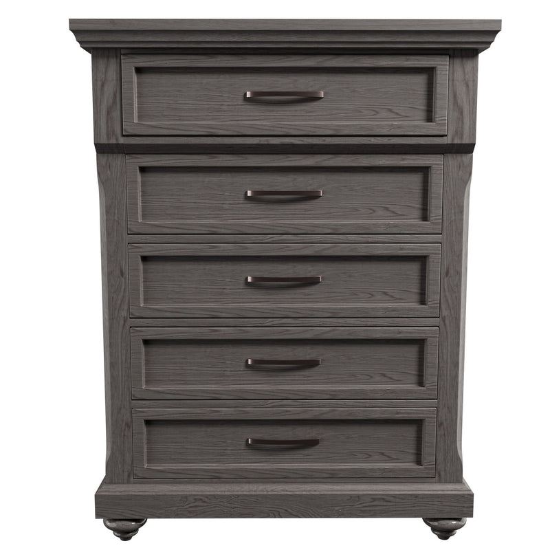 1 Piece Chest With Unique Legs - Antique Gray