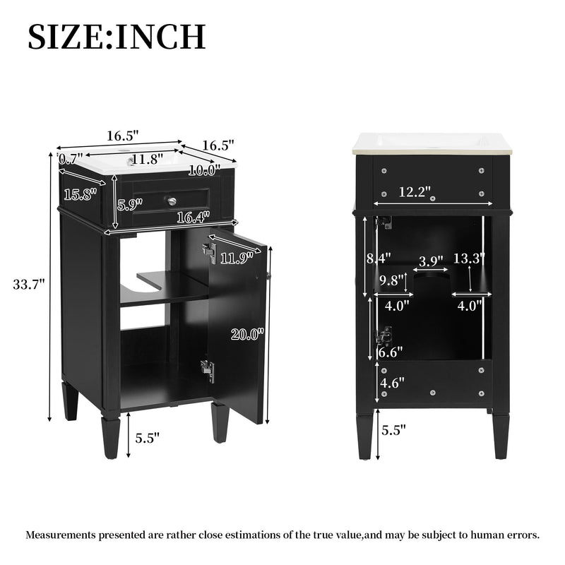 French Style Bathroom Vanity With Sink