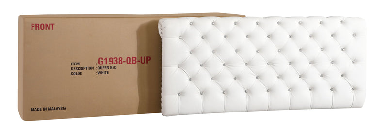 Elegant Transitional Upholstered Bed